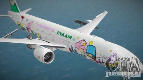 EVA Air Boeing 777-36NER B-16722 Hello Kitty Shi для GTA San Andreas