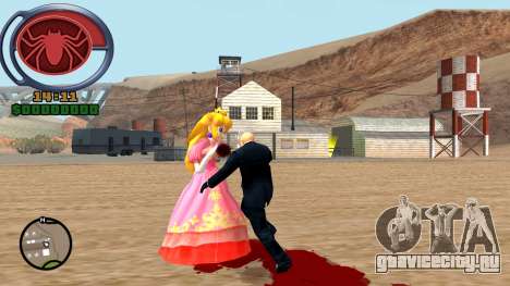 Peach from Super Smash Bros Melee для GTA San Andreas