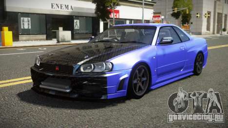 Nissan Skyline R34 Rufasey для GTA 4