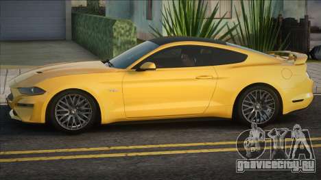 2018 Ford Mustang GT [Yellow] для GTA San Andreas