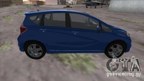 Nissan Note Euro 2014 для GTA San Andreas