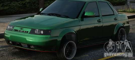 Ваз 2110 Зеленая для GTA San Andreas