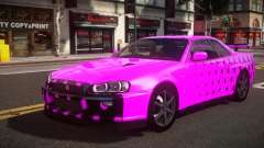 Nissan Skyline R34 Heroshi S8 для GTA 4