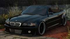 BMW M3 E46 Cabrio Blek для GTA San Andreas