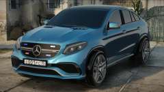 Mercedes-Benz GLE63 BLUE для GTA San Andreas