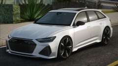 Audi RS6 Avant 2020 White для GTA San Andreas