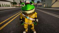 Star Fox Skin - Slippy для GTA San Andreas