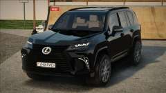 Lexus LX600 Black для GTA San Andreas