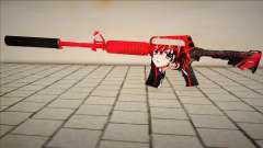 M4A1 Rias Gremory Simple Skin для GTA San Andreas