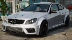 Mercedes-Benz C63 AMG Coupe Silver для GTA San Andreas