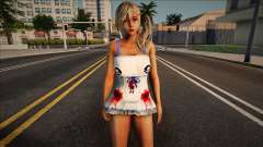 Skin De Halloween Version Argenta v2 для GTA San Andreas