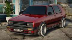 Volkswagen Golf 2 RED для GTA San Andreas