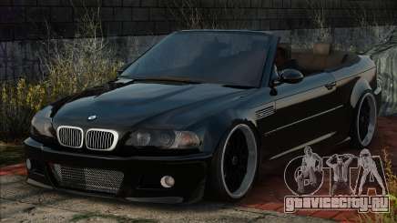 BMW M3 E46 Cabrio Blek для GTA San Andreas