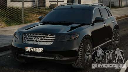 Infiniti FX45 Blek для GTA San Andreas