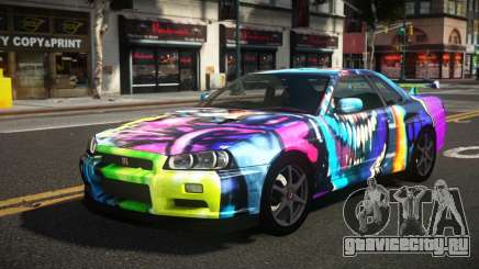 Nissan Skyline R34 Heroshi S4 для GTA 4