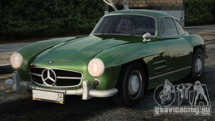 Mercedes-Benz 300 SL Green для GTA San Andreas