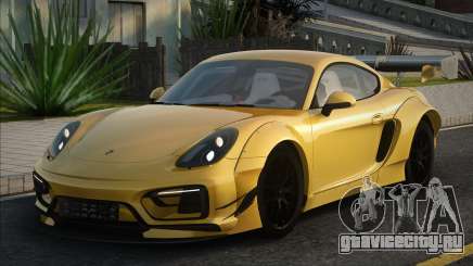 Porsche Cayman GTS 2015 Yellow для GTA San Andreas