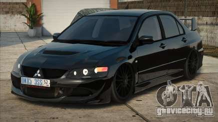 Mitsubishi Lancer Evolution IX Blek для GTA San Andreas