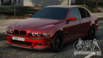 BMW 540i e39 RED для GTA San Andreas