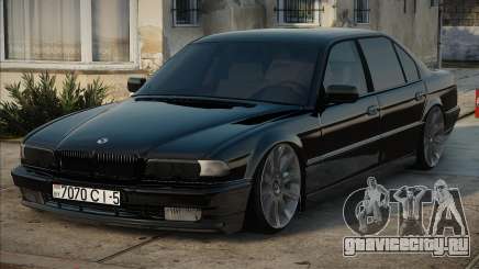 BMW E38 Черная в стоке для GTA San Andreas