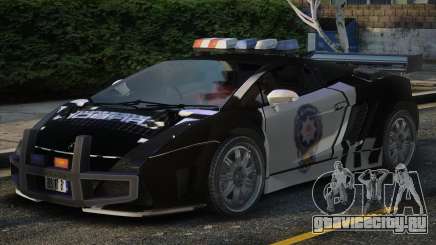 Lamborghini Galardo Turkish Cop для GTA San Andreas