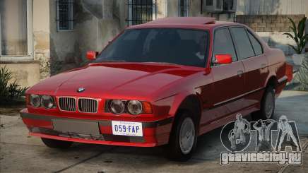 BMW E34 Red для GTA San Andreas