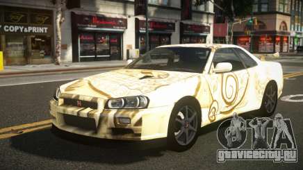 Nissan Skyline R34 Heroshi S12 для GTA 4