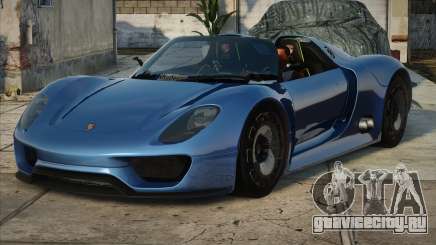 Porsche 918 Spyder Concept Study Nero Interior для GTA San Andreas