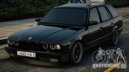 BMW e34 525i Touring 1996 Black для GTA San Andreas