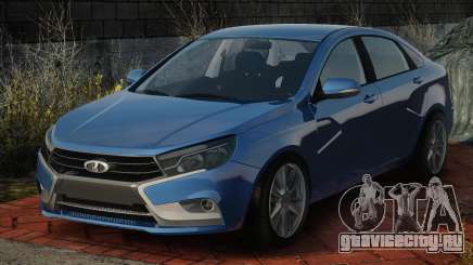 Lada Vesta Blu для GTA San Andreas