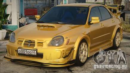 Subaru WRX STI Yellow для GTA San Andreas