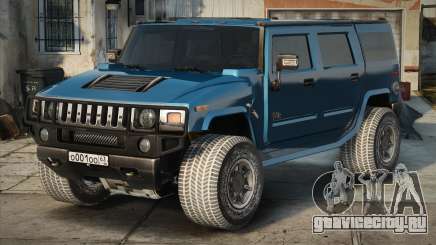 Hummer H2 Blue для GTA San Andreas