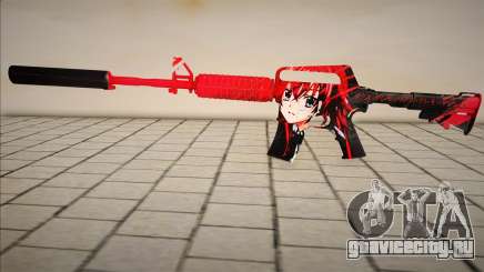 M4A1 Rias Gremory Simple Skin для GTA San Andreas