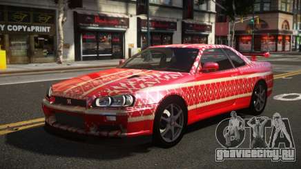 Nissan Skyline R34 Heroshi S1 для GTA 4