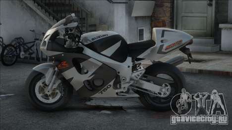 1997 Suzuki GSXR-750 SRAD White-Black для GTA San Andreas