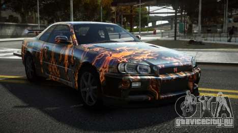 Nissan Skyline R34 Tufusa S9 для GTA 4