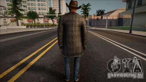 Hispanic Poko In a cowboy hat для GTA San Andreas