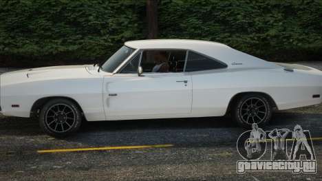 Dodge Charger RT White для GTA San Andreas