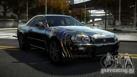 Nissan Skyline R34 Tufusa S6 для GTA 4