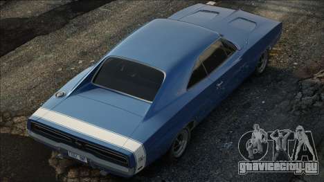 Dodge Charger RT 1970 Blue для GTA San Andreas