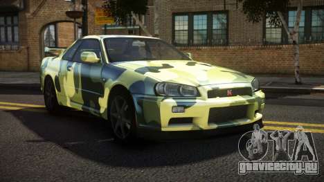 Nissan Skyline R34 Niohashi S2 для GTA 4