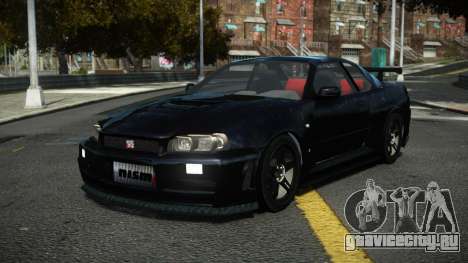 Nissan Skyline R34 Vucka для GTA 4