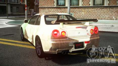 Nissan Skyline R34 Tufusa S14 для GTA 4