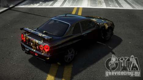 Nissan Skyline R34 Tufusa S6 для GTA 4