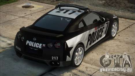 2012 Nissan GT-R R35 Black Edition Police для GTA San Andreas