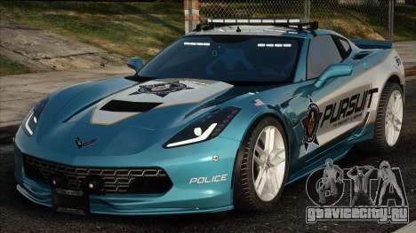 2017 Chevrolet Corvette Grand Sport [Police] для GTA San Andreas