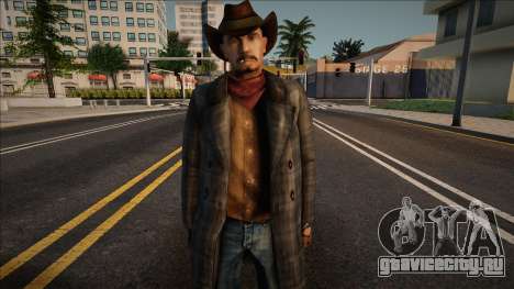 Hispanic Poko In a cowboy hat для GTA San Andreas