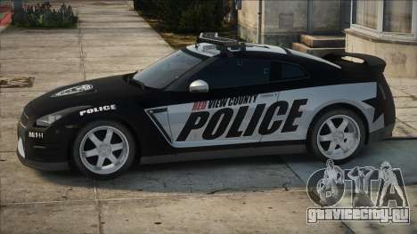 2012 Nissan GT-R R35 Black Edition Police для GTA San Andreas