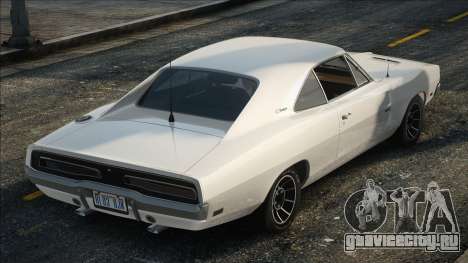 Dodge Charger RT White для GTA San Andreas