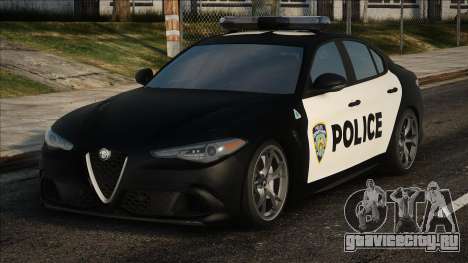 2017 Alfa Romeo Giulia Quadrifoglio - American P для GTA San Andreas